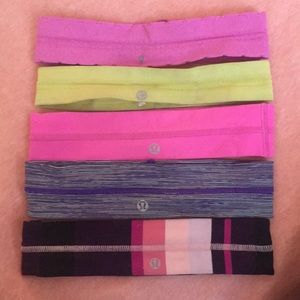5 lululemon headbands